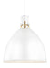 Visual Comfort Studio Canada - LED Pendant - Brynne - Flat White- Union Lighting Luminaires Decor
