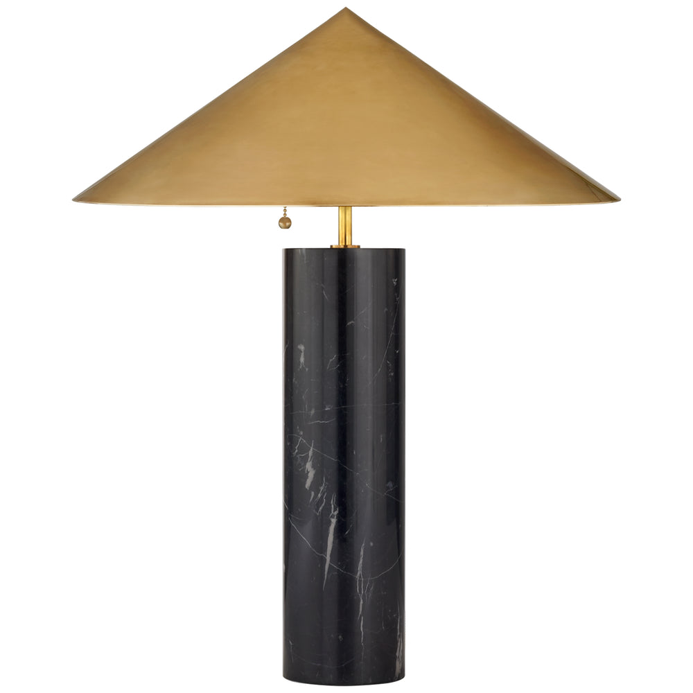 Visual Comfort Signature Canada - Three Light Table Lamp - Minimalist - Black Marble- Union Lighting Luminaires Decor