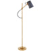 Ralph Lauren Canada - One Light Floor Lamp - Benton - Natural Brass- Union Lighting Luminaires Decor