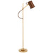 Ralph Lauren Canada - One Light Floor Lamp - Benton - Natural Brass- Union Lighting Luminaires Decor