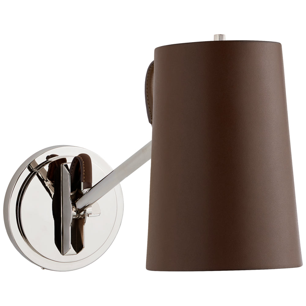 Ralph Lauren Canada - One Light Wall Sconce - Benton - Polished Nickel- Union Lighting Luminaires Decor