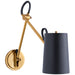 Ralph Lauren Canada - One Light Wall Sconce - Benton - Natural Brass- Union Lighting Luminaires Decor