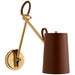 Ralph Lauren Canada - One Light Wall Sconce - Benton - Natural Brass- Union Lighting Luminaires Decor