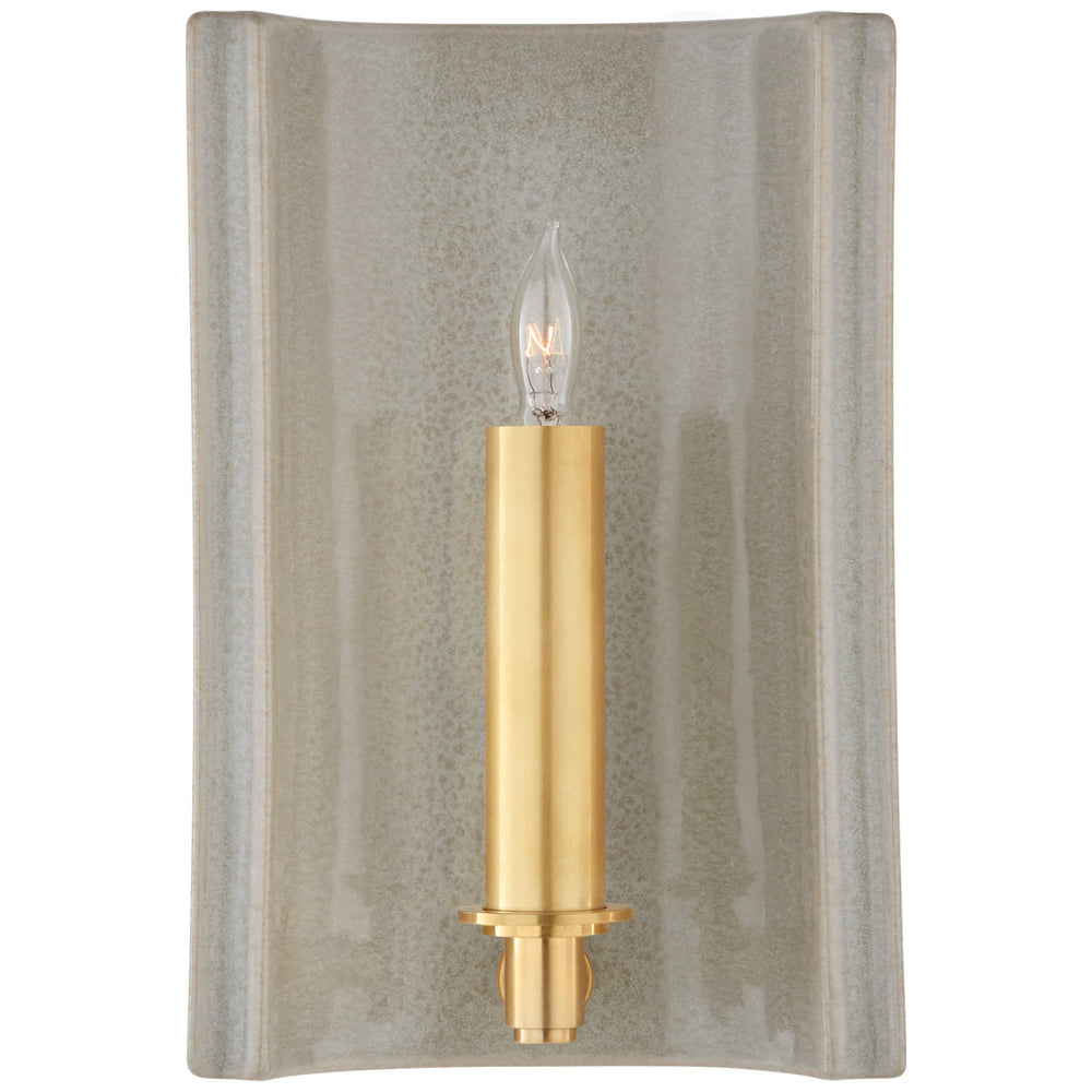 Visual Comfort Signature Canada - One Light Wall Sconce - Leeds - Shellish Gray- Union Lighting Luminaires Decor