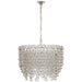 Visual Comfort Signature Canada - Eight Light Chandelier - Milazzo - Burnished Silver Leaf and Crystal- Union Lighting Luminaires Decor