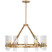 Visual Comfort Signature Canada - 12 Light Chandelier - Presidio - Hand-Rubbed Antique Brass- Union Lighting Luminaires Decor