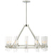 Visual Comfort Signature Canada - 12 Light Chandelier - Presidio - Polished Nickel- Union Lighting Luminaires Decor