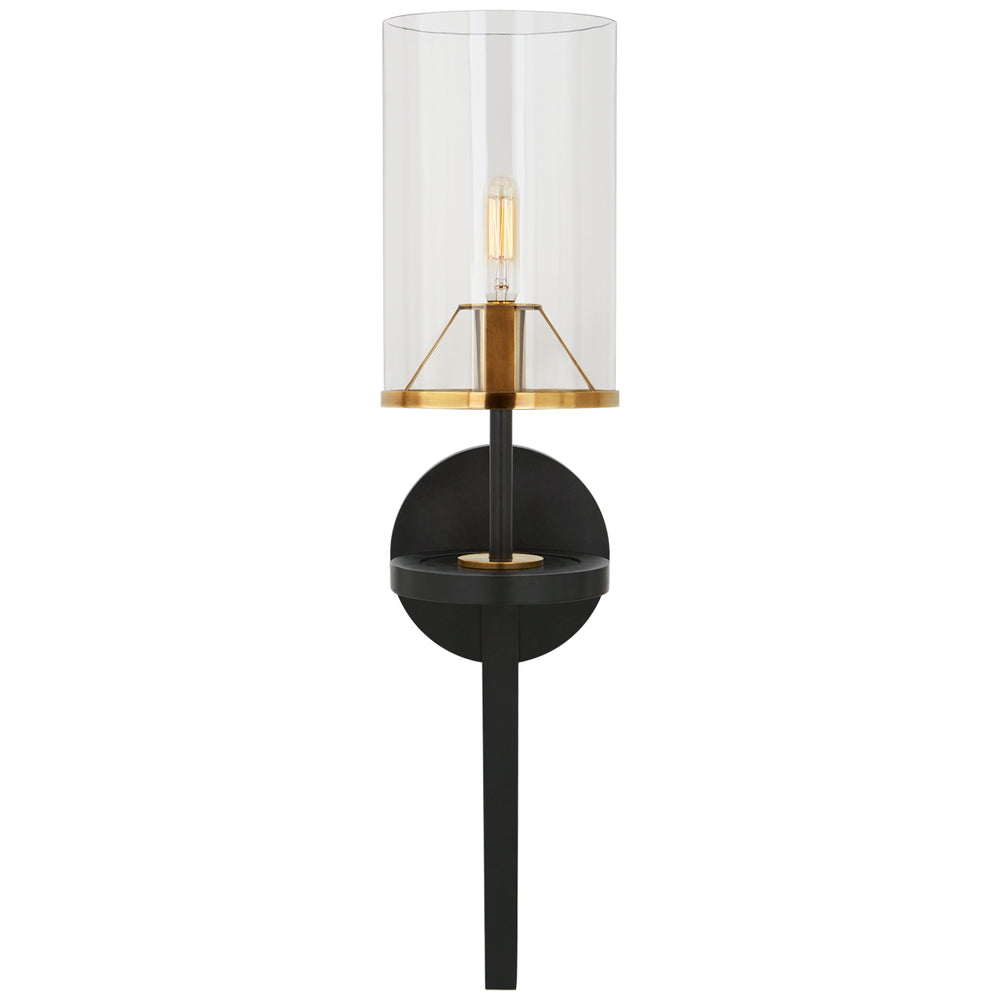 Visual Comfort Signature Canada - One Light Wall Sconce - Vivier - Blackened Iron and Hand-Rubbed Antique Brass- Union Lighting Luminaires Decor