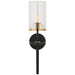 Visual Comfort Signature Canada - One Light Wall Sconce - Vivier - Blackened Iron and Hand-Rubbed Antique Brass- Union Lighting Luminaires Decor