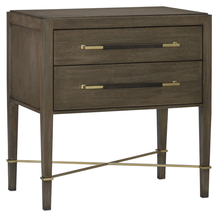 Currey and Company - Nightstand - Verona - Chanterelle/Coffee/Champagne- Union Lighting Luminaires Decor