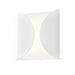 Sonneman - LED Wall Sconce - Folds - Textured White- Union Lighting Luminaires Decor