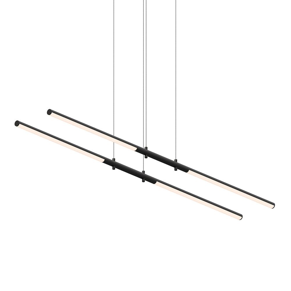 Sonneman - LED Pendant - Tik-Tak - Satin Black- Union Lighting Luminaires Decor