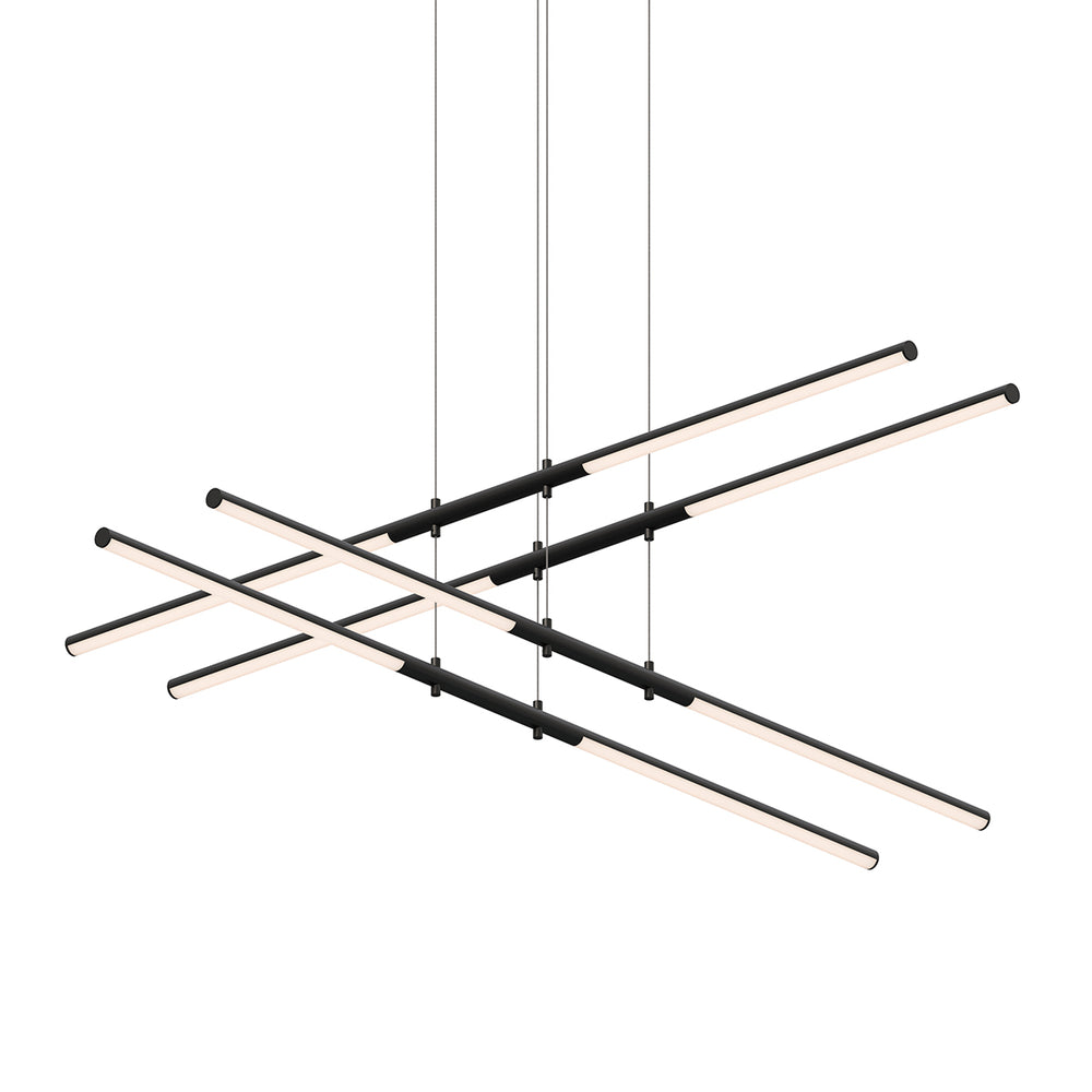 Sonneman - LED Pendant - Tik-Tak - Satin Black- Union Lighting Luminaires Decor