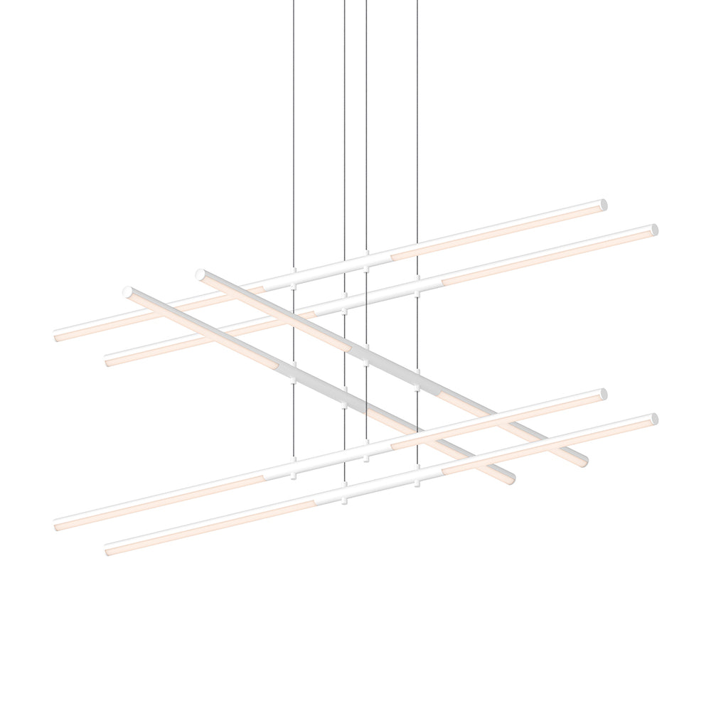 Sonneman - LED Pendant - Tik-Tak - Satin White- Union Lighting Luminaires Decor