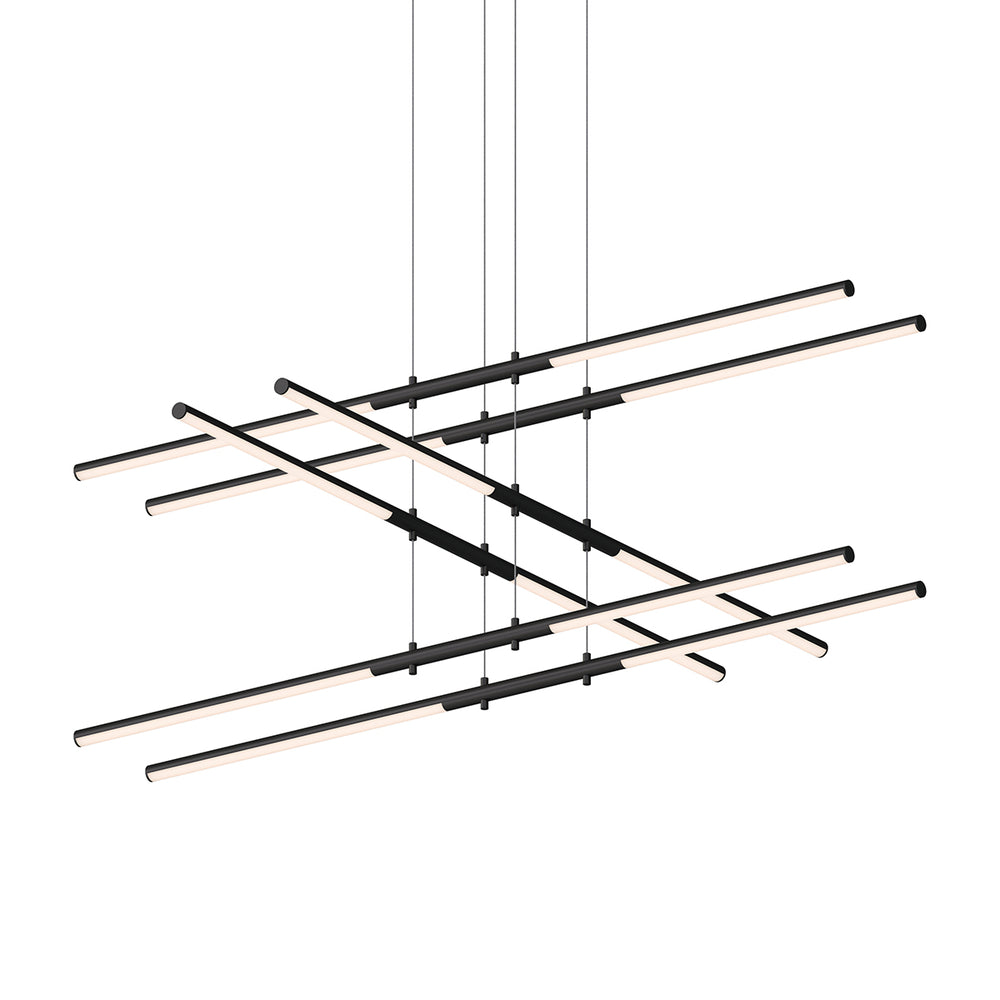 Sonneman - LED Pendant - Tik-Tak - Satin Black- Union Lighting Luminaires Decor