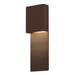 Sonneman - LED Wall Sconce - Flat Box - Textured Bronze- Union Lighting Luminaires Decor