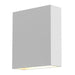 Sonneman - LED Wall Sconce - Flat Box - Textured White- Union Lighting Luminaires Decor