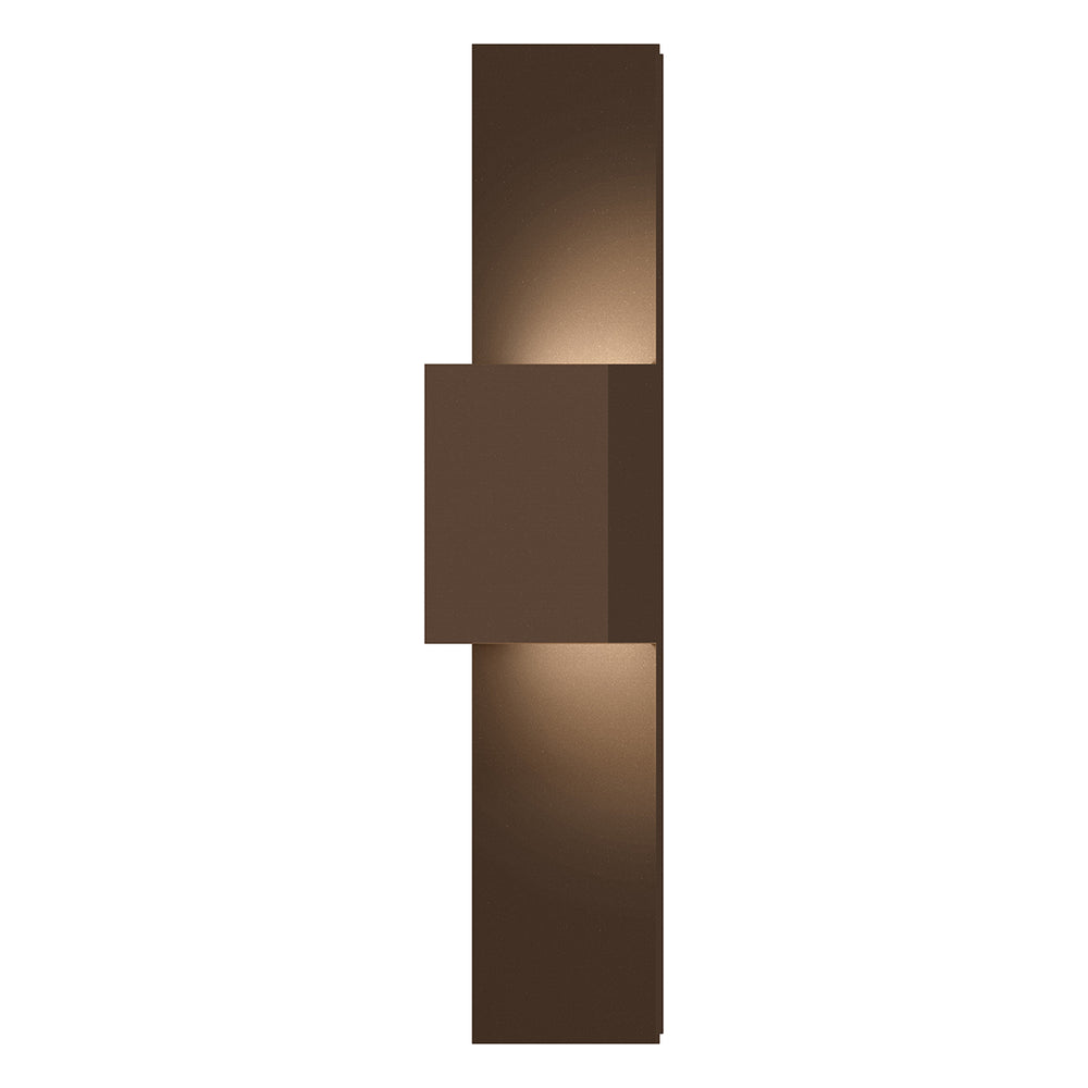 Sonneman - LED Wall Sconce - Flat Box - Textured Bronze- Union Lighting Luminaires Decor