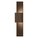 Sonneman - LED Wall Sconce - Flat Box - Textured Bronze- Union Lighting Luminaires Decor