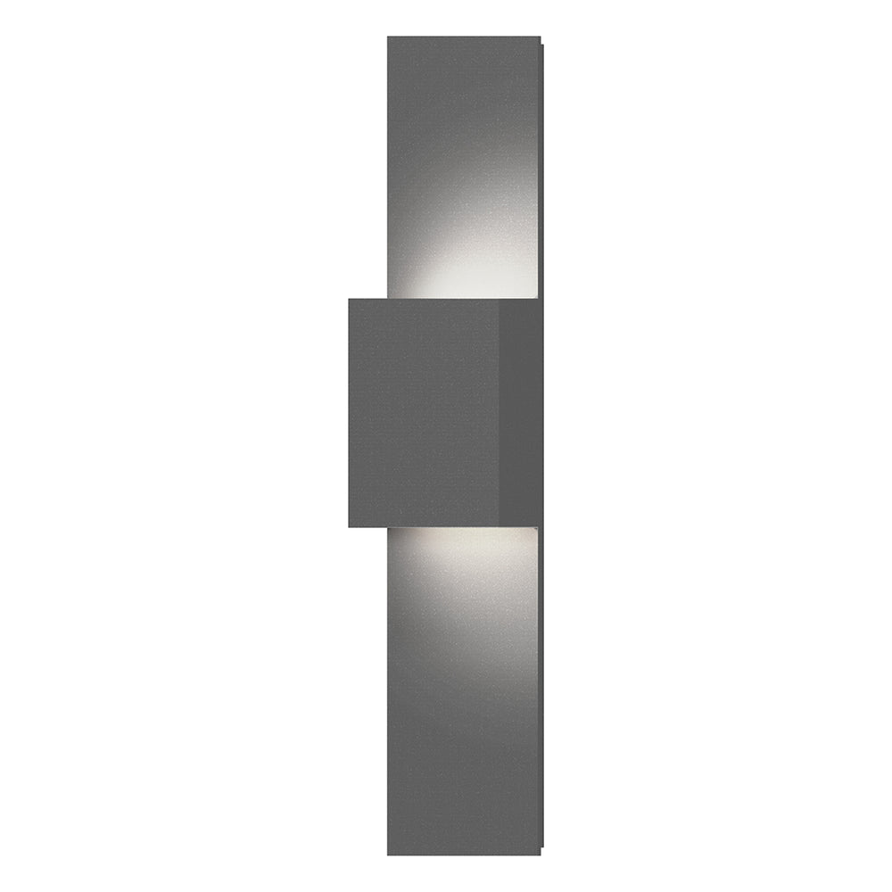Sonneman - LED Wall Sconce - Flat Box - Textured Gray- Union Lighting Luminaires Decor