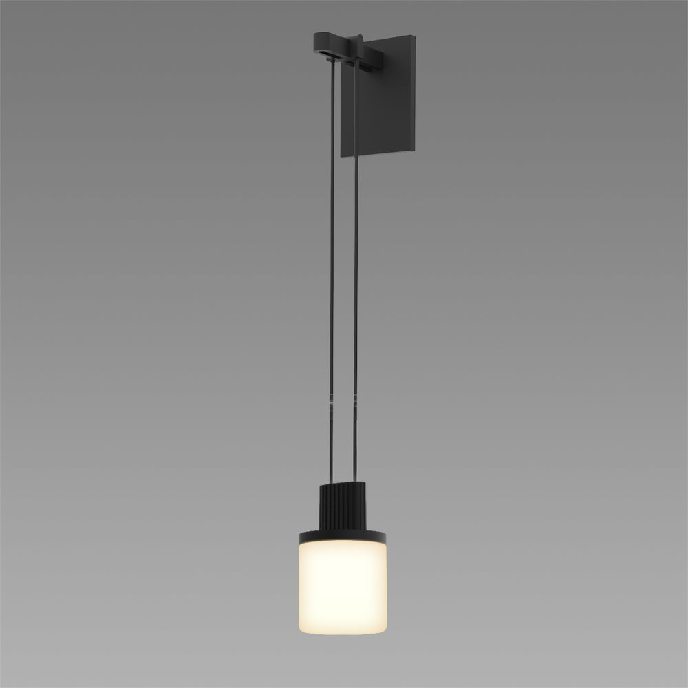 Sonneman - One Light Wall Sconce - Suspenders - Satin Black- Union Lighting Luminaires Decor