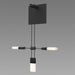 Sonneman - One Light Wall Sconce - Suspenders - Satin Black- Union Lighting Luminaires Decor
