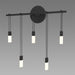 Sonneman - Five Light Bath Bar - Suspenders - Satin Black- Union Lighting Luminaires Decor
