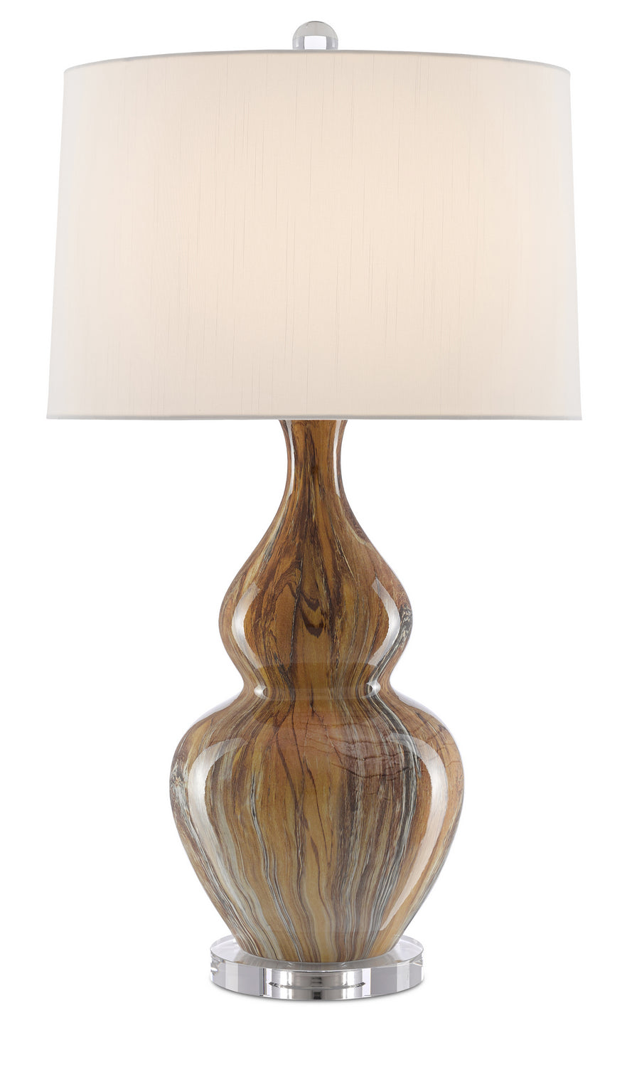 Currey and Company - One Light Table Lamp - Kolor Collection - Earth/Brown- Union Lighting Luminaires Decor