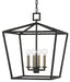 Currey and Company - Four Light Lantern - Denison Collection - Molé Black- Union Lighting Luminaires Decor