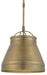 Currey and Company - One Light Pendant - Lumley Collection - Antique Brass- Union Lighting Luminaires Decor