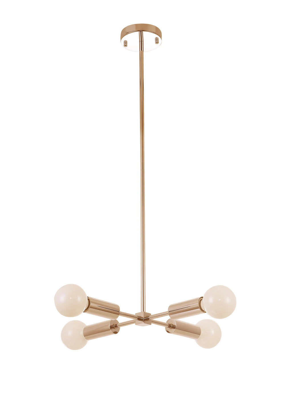 Bethel International Canada - Four Light Chandelier - Gold- Union Lighting Luminaires Decor
