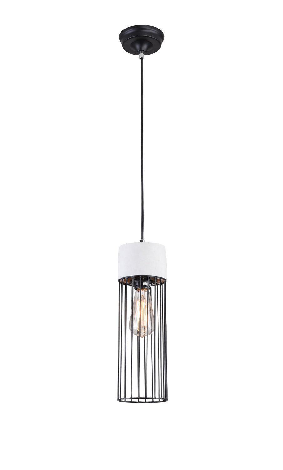 Bethel International Canada - One Light Pendant - Grey- Union Lighting Luminaires Decor