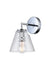 Bethel International Canada - One Light Wall Sconce - Chrome- Union Lighting Luminaires Decor