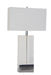 Bethel International Canada - One Light Table Lamp - Polished Nickel- Union Lighting Luminaires Decor