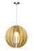 Bethel International Canada - One Light Chandelier - Natural Wood- Union Lighting Luminaires Decor