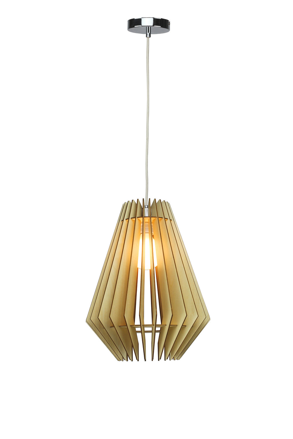 Bethel International Canada - One Light Pendant - Natural Wood- Union Lighting Luminaires Decor