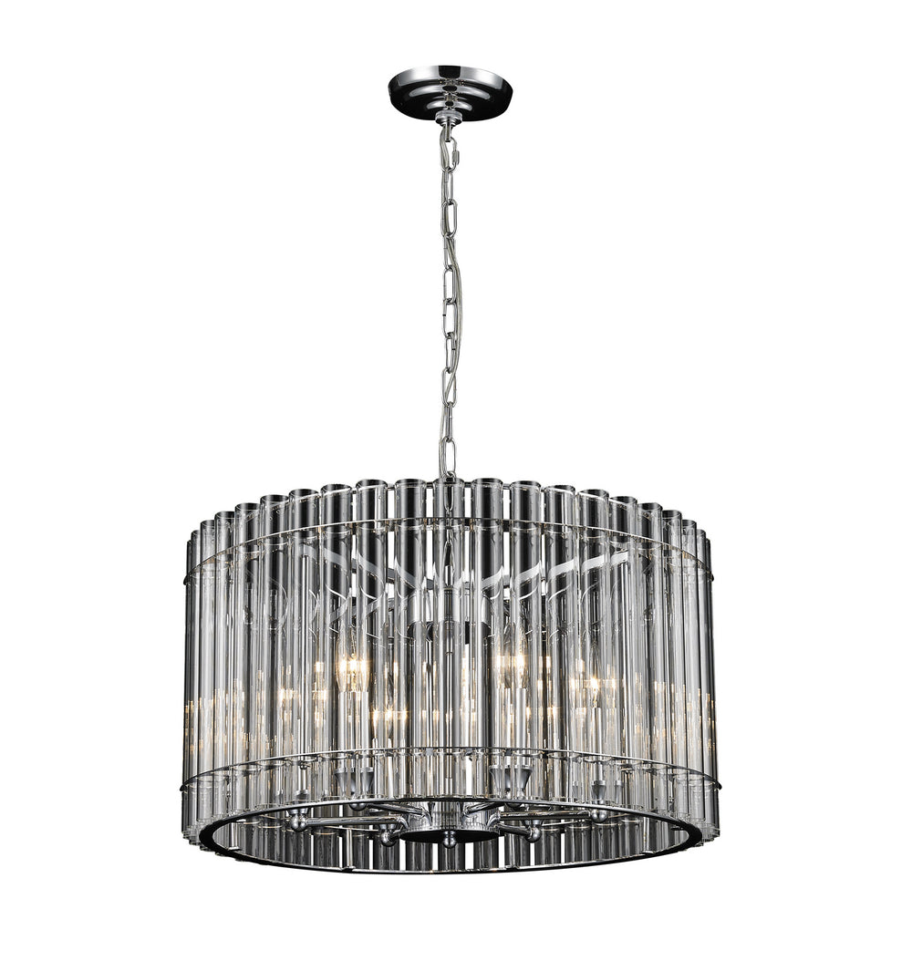 Bethel International Canada - Six Light Chandelier - Chrome- Union Lighting Luminaires Decor