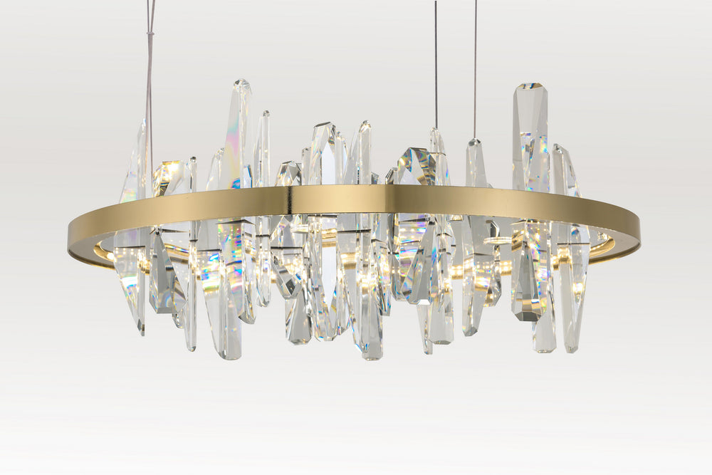 Bethel International Canada - LED Chandelier - Gold- Union Lighting Luminaires Decor