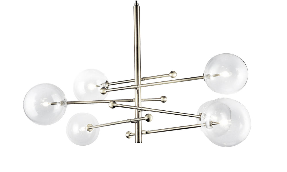 Bethel International Canada - Six Light Chandelier - Chrome- Union Lighting Luminaires Decor