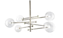 Bethel International Canada - Six Light Chandelier - Chrome- Union Lighting Luminaires Decor
