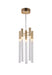 Bethel International Canada - LED Pendant - Gold- Union Lighting Luminaires Decor