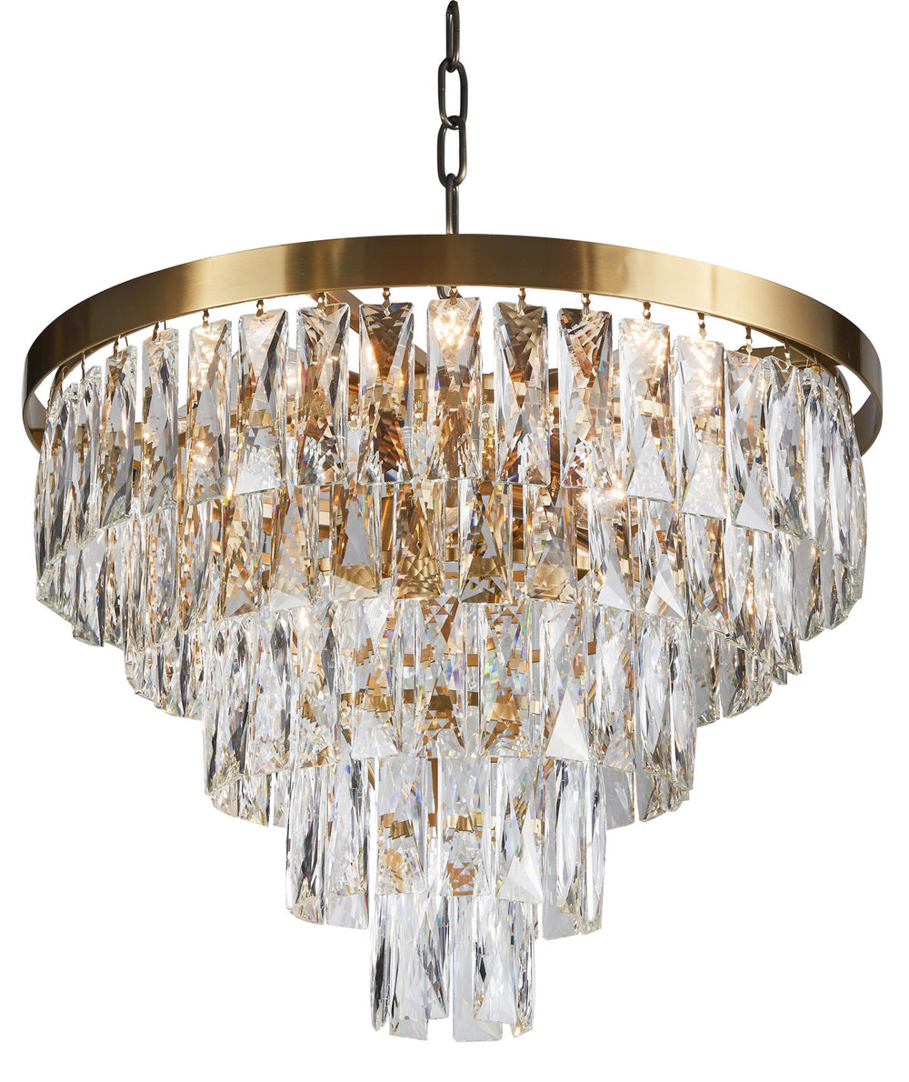 Bethel International Canada - 12 Light Chandelier - Gold- Union Lighting Luminaires Decor