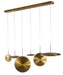 Bethel International Canada - LED Chandelier - Gold- Union Lighting Luminaires Decor