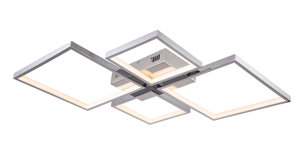 Bethel International Canada - LED Flush Mount - Chrome- Union Lighting Luminaires Decor