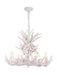 Bethel International Canada - Nine Light Pendant - White- Union Lighting Luminaires Decor