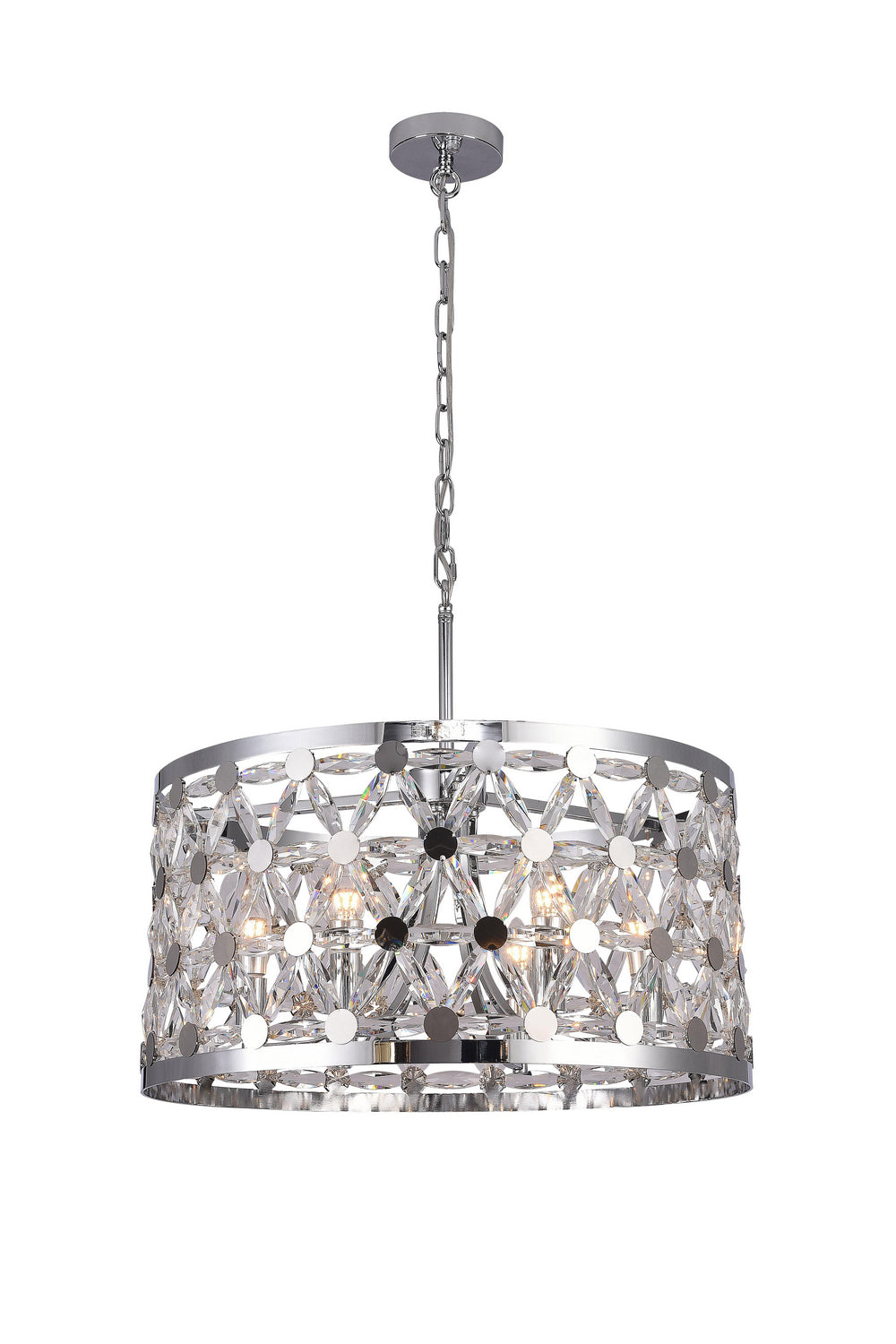 Bethel International Canada - Six Light Chandelier - Chrome- Union Lighting Luminaires Decor