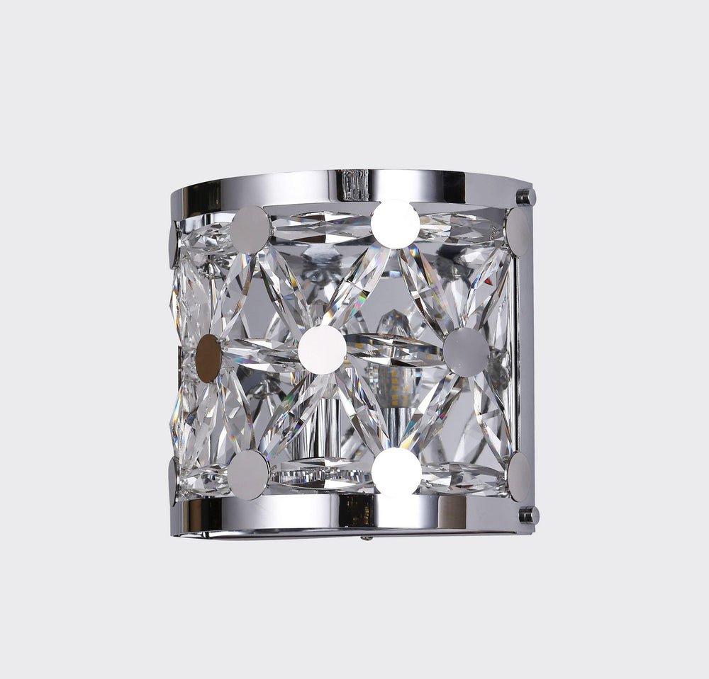 Bethel International Canada - One Light Wall Sconce - Chrome- Union Lighting Luminaires Decor