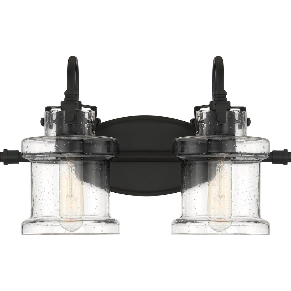 Quoizel - Two Light Bath Fixture - Danbury - Earth Black- Union Lighting Luminaires Decor
