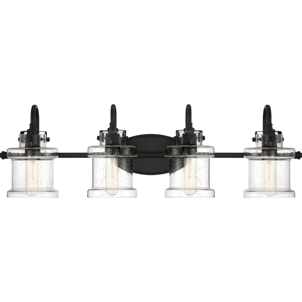 Quoizel - Four Light Bath Fixture - Danbury - Earth Black- Union Lighting Luminaires Decor