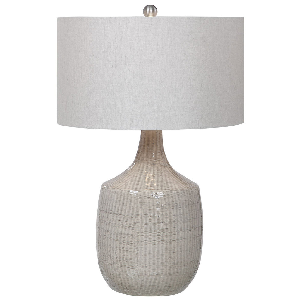 Uttermost - One Light Table Lamp - Felipe - Brushed Nickel- Union Lighting Luminaires Decor